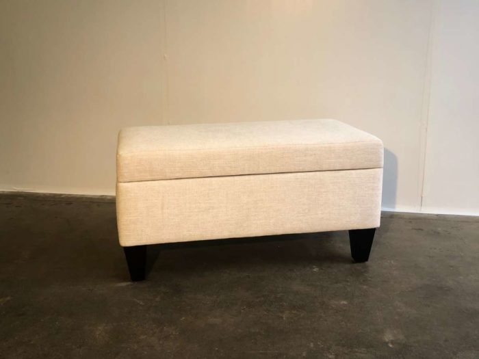 Custom Storage Ottoman - Koastal Seashell