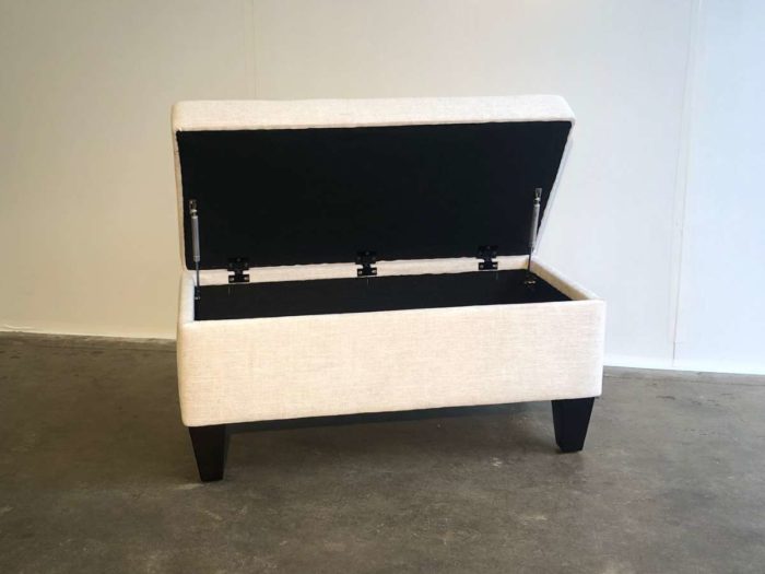 Custom Storage Ottoman - Koastal Seashell - Image 2