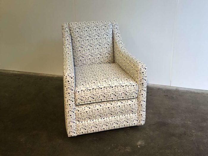 Cory Swivel Chair - Pebbles Indigo