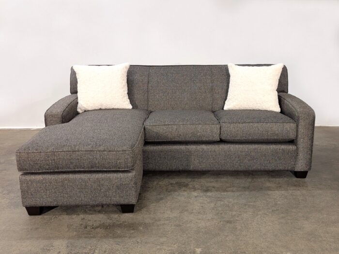 Trent Queen Sofa Bed w/ Bumper - Force Peppercorn