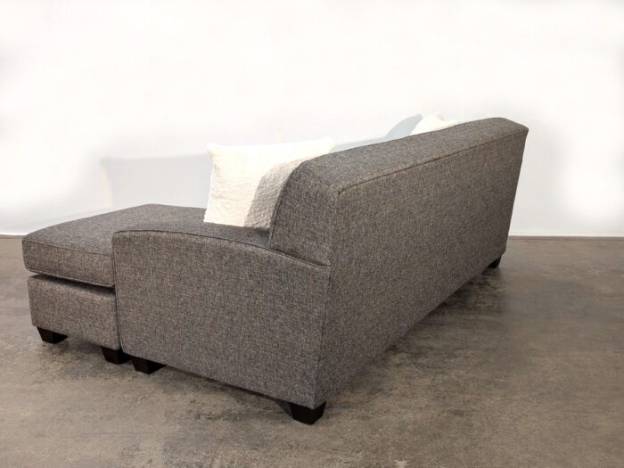 Trent Queen Sofa Bed w/ Bumper - Force Peppercorn - Image 3