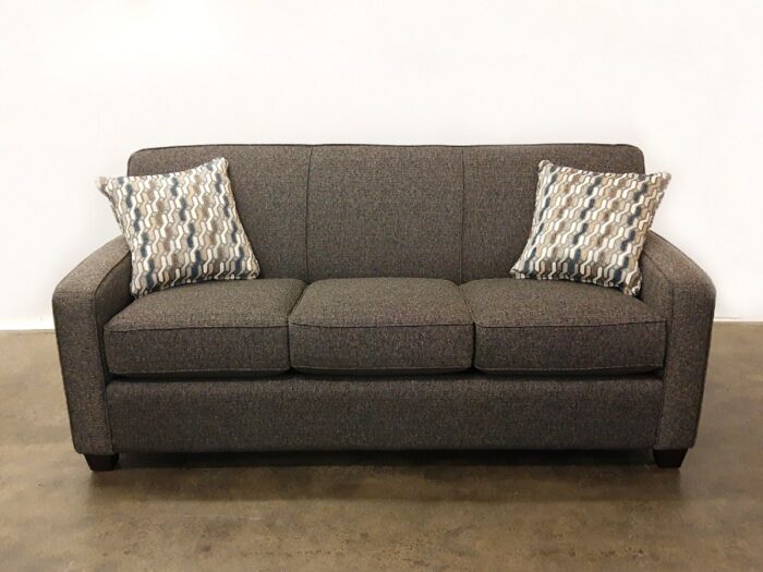 Trent Queen Sofa Bed - Force Peppercorn