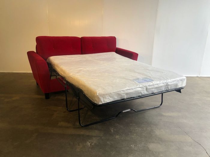Sadie Double Sofa Bed - Jersey Cranberry - Image 3