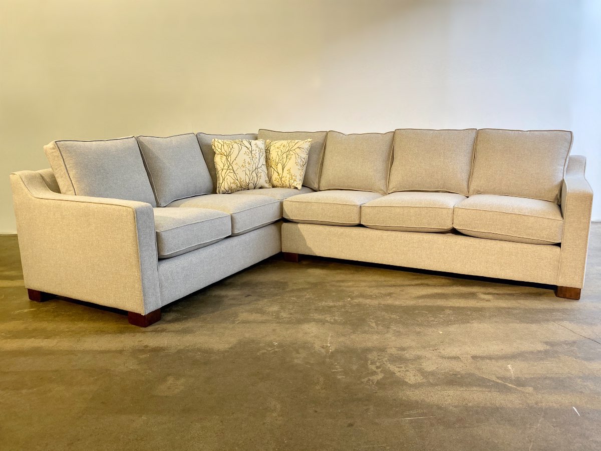 Mateo Sectional RHF Sofa & LHF Sofa w/ Return Element Silver Dollar