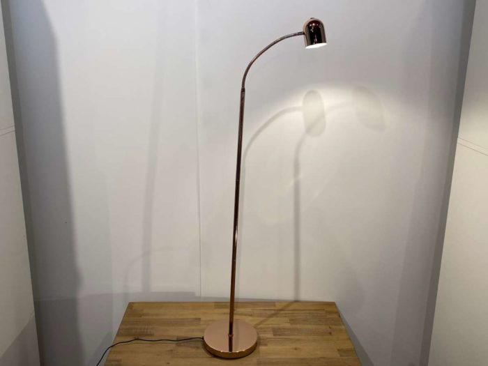 Rose Gold Tall Reading Lamp - Image 2