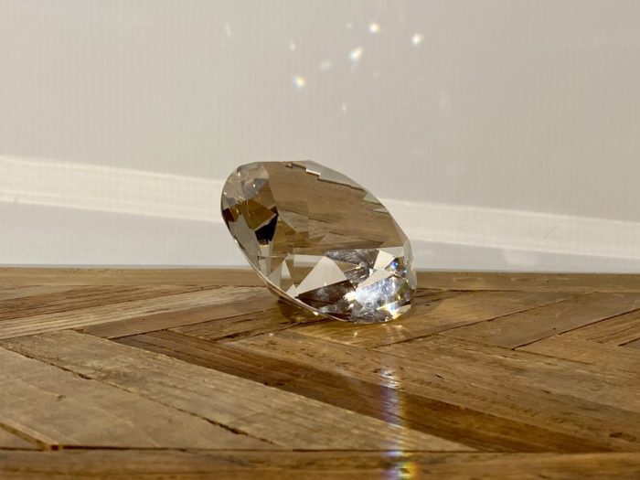 Glass Diamond Paper Weight