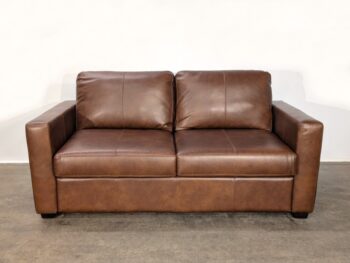 Lachlan-3 Double Sofa Bed - Verona Brown Leather