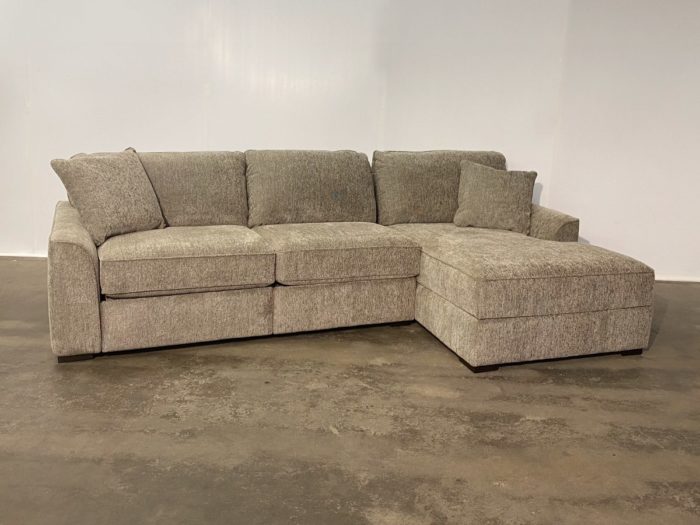 Lancaster Sectional RHF Chaise - Struttura Pewter - Image 2