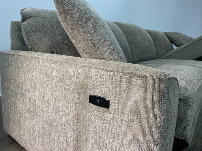 Lancaster Sectional RHF Chaise - Struttura Pewter - Image 4