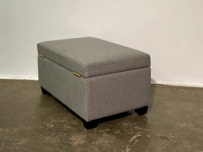 Hank Storage Ottoman - Element Silver Dollar - Image 3