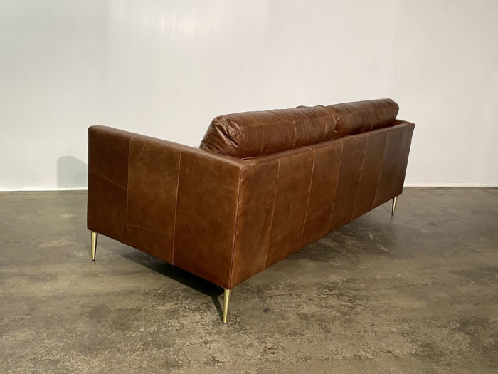 Lupe Leather Sofa - Cowboy Latte - Image 2