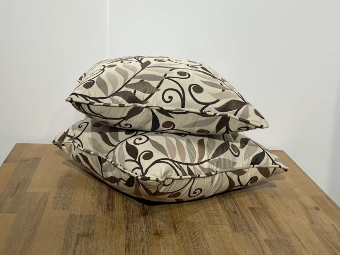 Mia Taupe Accent Cushions