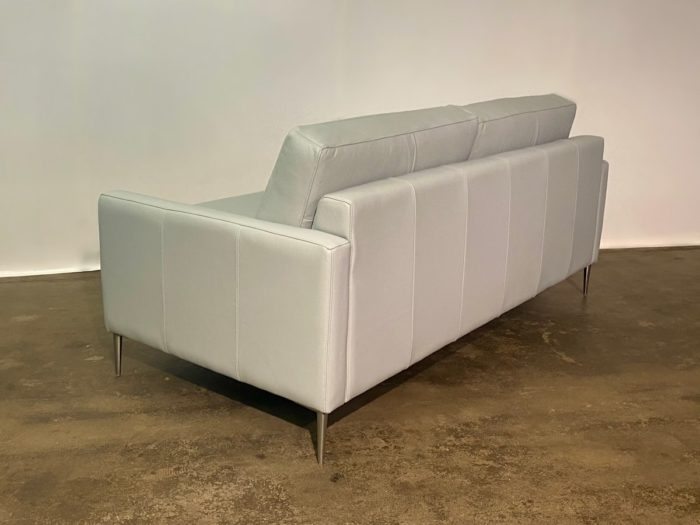 Lena-200 Leather Condo Sofa - Heavenly Powder Blue - Image 2