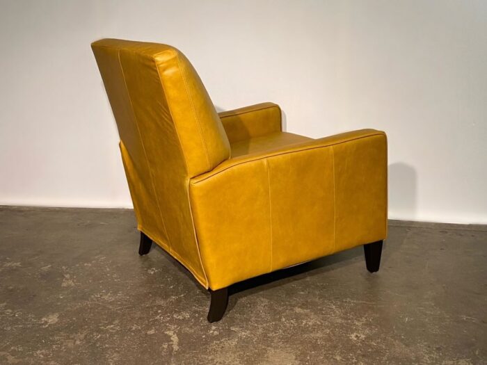 Linus Power Leather Recliner - Castle Gold - Image 4