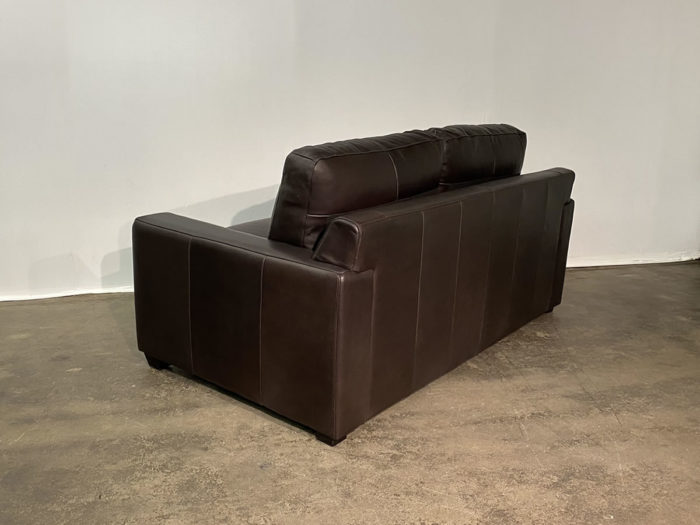 Luna-M-700 Leather Condo Sofa - Fleamarket Chocolate - Image 2