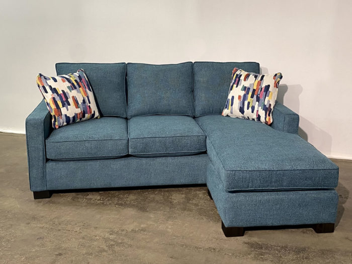 Mateo Sofa w/ Bumper - Aiden Ocean