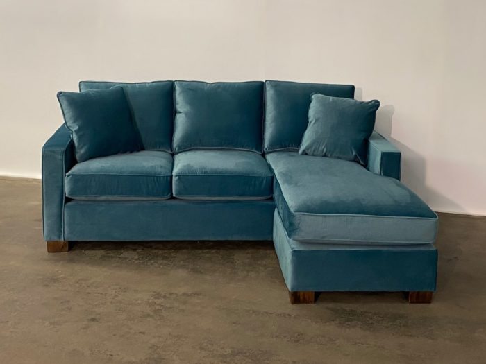 Mateo Sofa w/ Bumper - Brink Lagoon