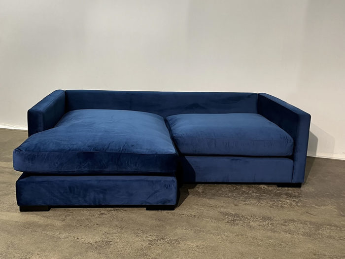 Boss Sofa w/Bumper - Luxe Sapphire - Image 3