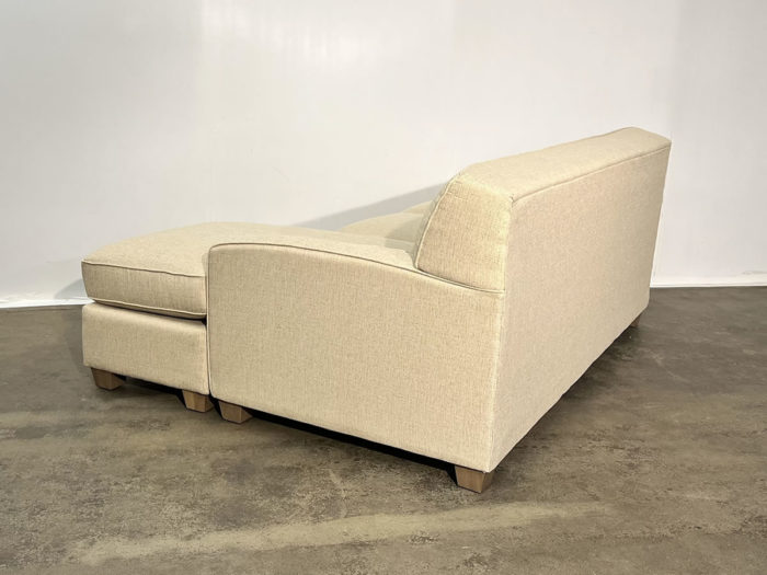 Trent Queen Sofa Bed w/ Bumper - Force Linen - Image 3