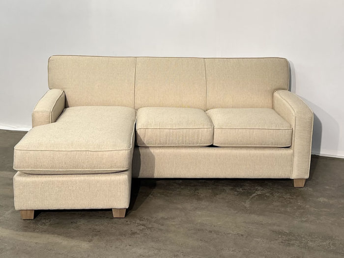Trent Queen Sofa Bed w/ Bumper - Force Linen - Image 2