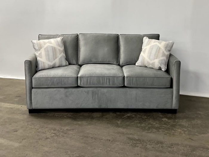 Zeta Queen Sofa Bed - Chrome Smoke