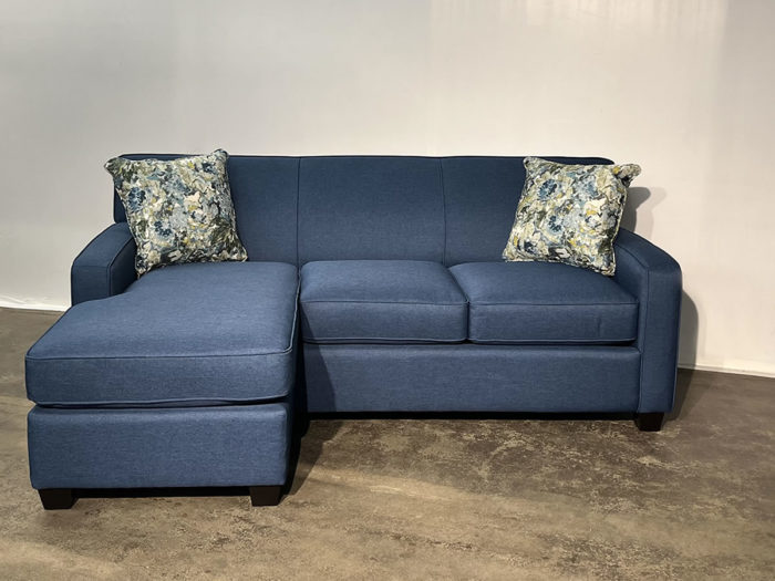 Trent Queen Sofa Bed w/ Bumper - Jitterbug Navy - Image 2