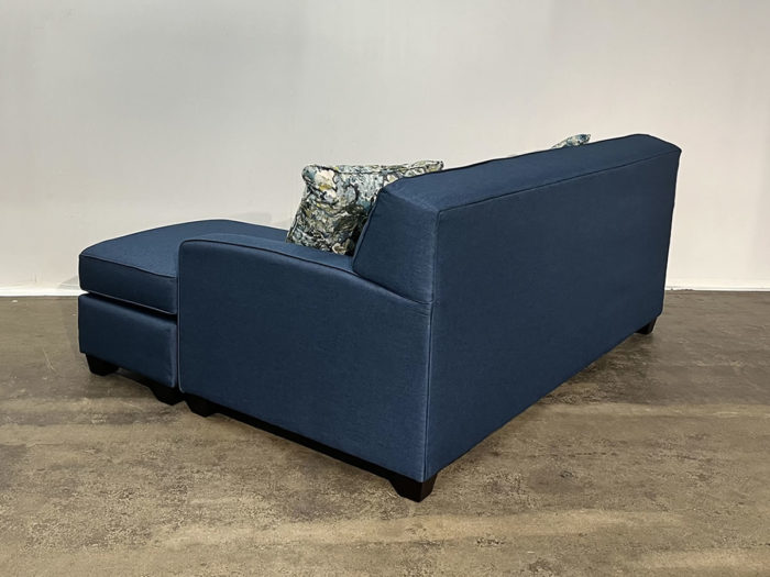 Trent Queen Sofa Bed w/ Bumper - Jitterbug Navy - Image 3