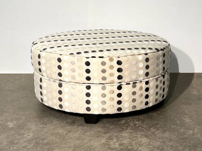 Reese Storage Ottoman - Biscotti Granite