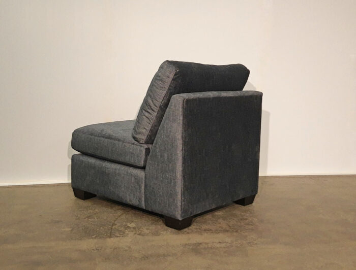 Connor Armless Chair and a Half- Alton Midnight - Image 2