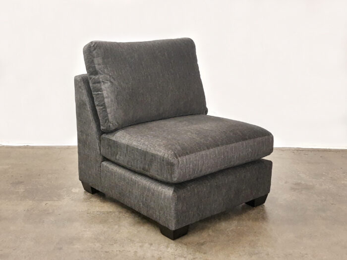 Connor Armless Chair and a Half- Alton Charcoal