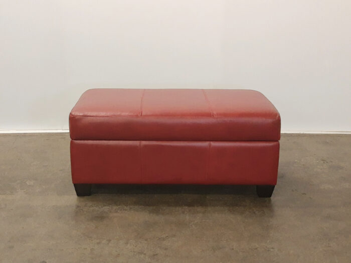Logan Storage Ottoman – Largo Caboose Leather