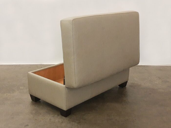 Logan Storage Ottoman – Gobi Ash Leather - Image 3