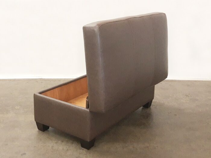 Logan Storage Ottoman – Gobi Clove Leather - Image 3