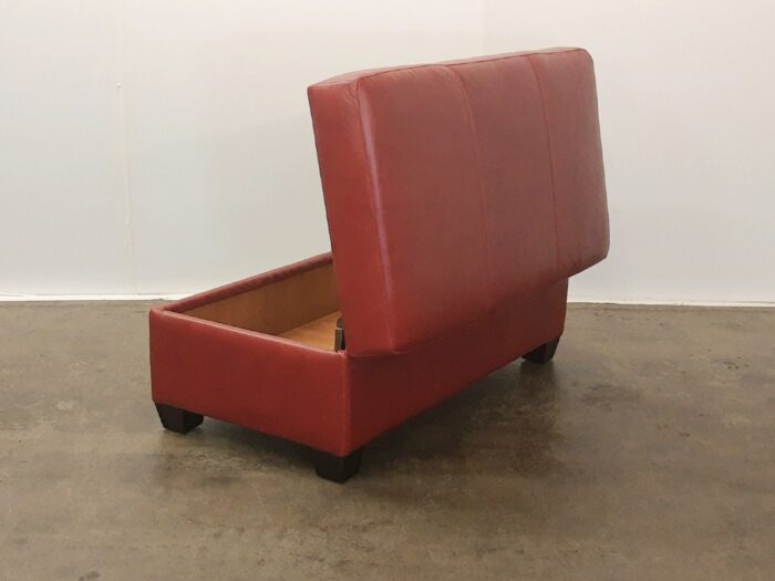Logan Storage Ottoman – Largo Caboose Leather - Image 3