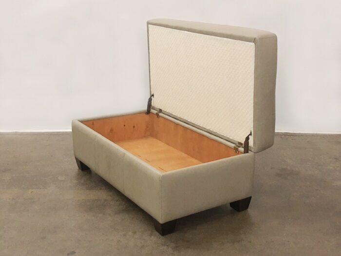Logan Storage Ottoman – Gobi Ash Leather - Image 4