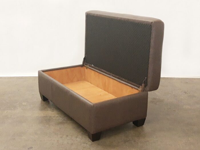 Logan Storage Ottoman – Gobi Clove Leather - Image 4