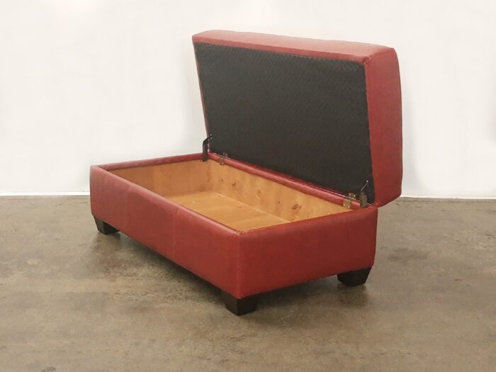 Logan Storage Ottoman – Largo Caboose Leather - Image 4