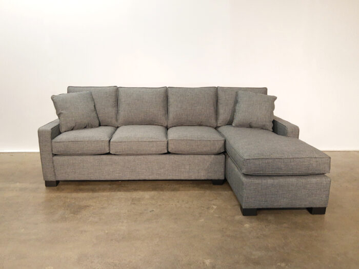 Mateo LHF Queen Size Bed - RHF Chaise – Tony Charcoal