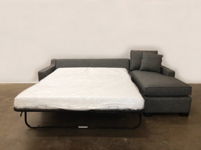 Mateo LHF Queen Size Bed - RHF Chaise – Tony Charcoal - Image 3