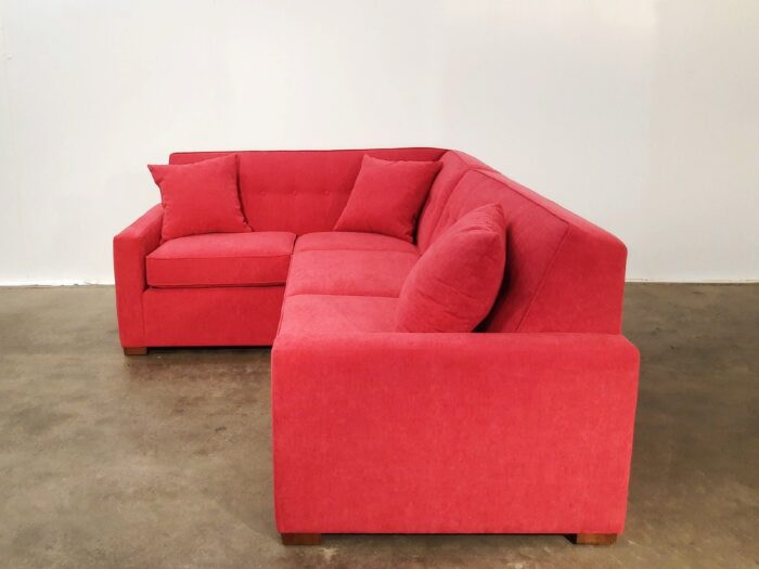 Calvin RHF 2 Pc Sectional - Breton Strawberry - Image 3