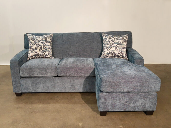 Trent Queen Sofa Bed w/ Bumper – Zoom Navy