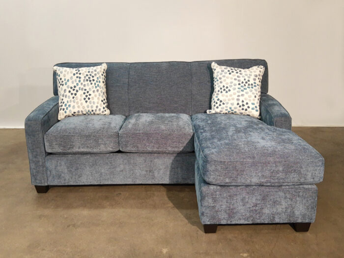Trent Sofa w/ Bumper – Zoom Navy