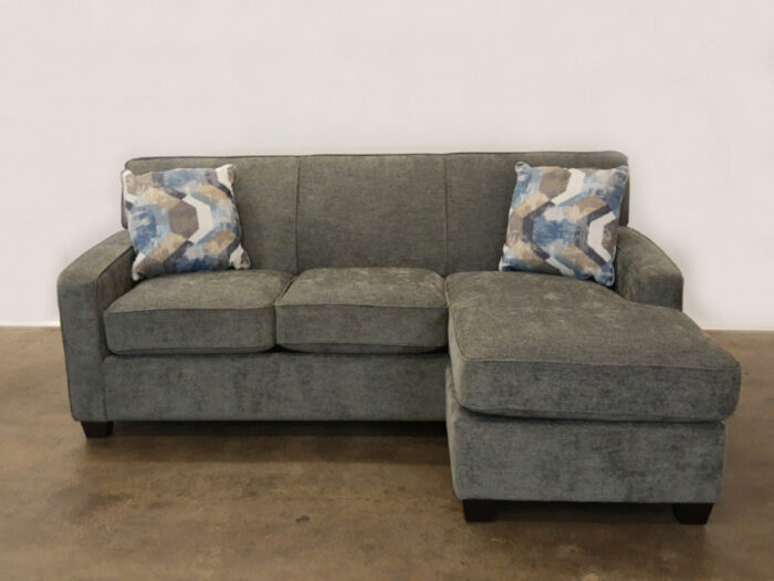 Trent Queen Sofa Bed w/ Bumper - Zoom Graphite