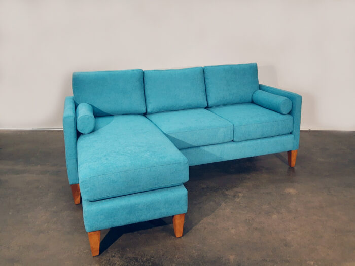 Caden Sofa w/Bumper - Madison Peacock - Image 2