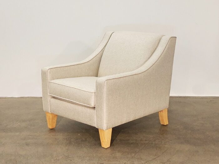 Jade Chair – Caldera Oat w/ Contrast Piping - Image 2