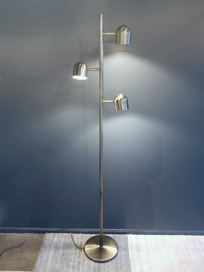 LED Floor Lamp - Antique Brass
