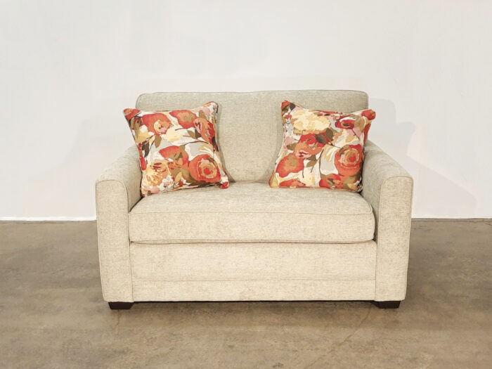 Tulum Chair and Half Sofa Bed - Bondi Caper