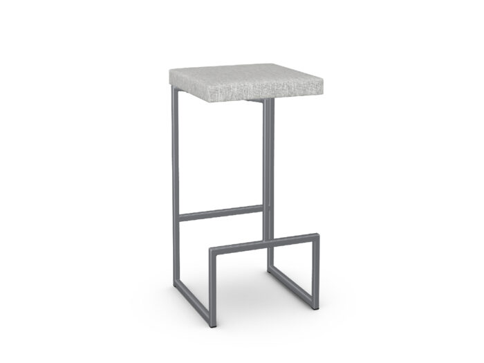 Amisco Fred Upholstered Counter Stool- Magnetite 24-Pixel BP - Image 4