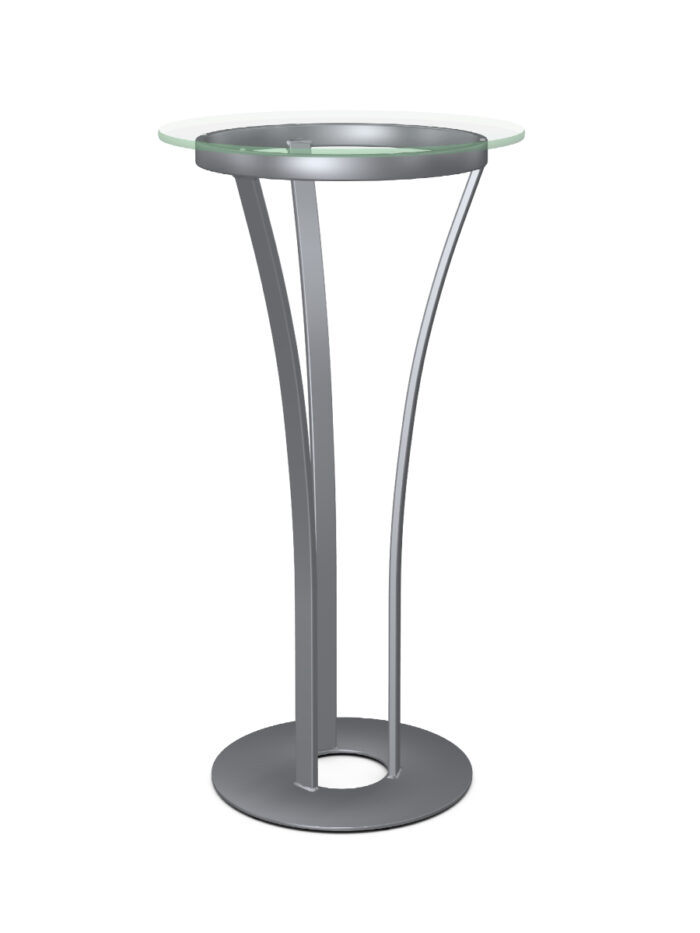 Amisco Dalia Table- Dayglam 53-Clear Glass 30" DIA Top - Image 6