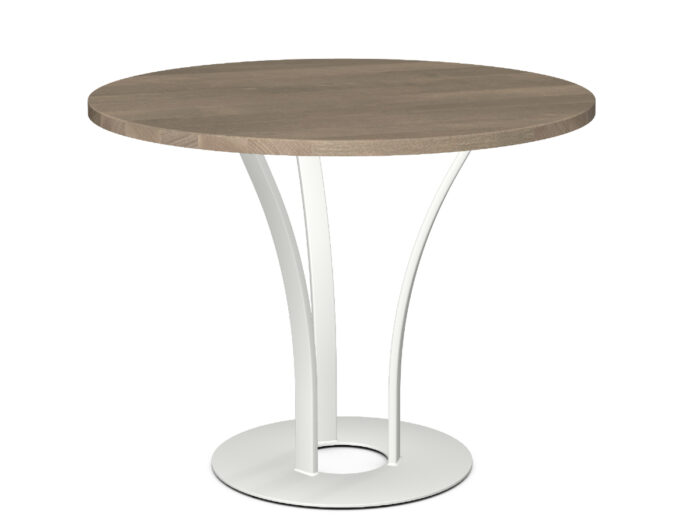 Amisco Dalia Table- Dayglam 53-Clear Glass 30" DIA Top - Image 7